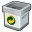 Recycle bin empty icon