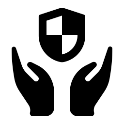 Care for security icon