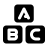 Alphabet-blocks icon