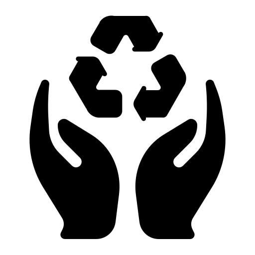 Care-for-recycling icon