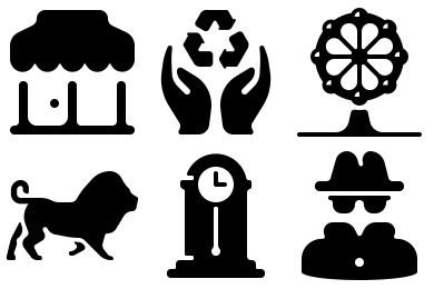 100 Free Solid Icons