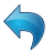 Actions-blue-arrow-undo icon