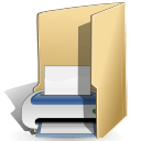 Filesystems folder print icon