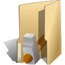Folder development hammer icon