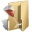 Folder wine icon
