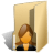 Folder-user-female icon