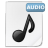 Mimetypes-audio icon