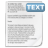 Mimetypes-text icon