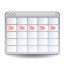Apps evolution calendar icon