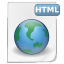Mimetypes html icon