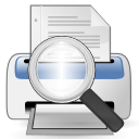 Actions document print preview icon