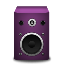 Speaker pink icon