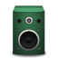 Speaker green icon