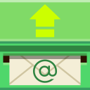 Places mail outbox icon