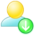 Import-to-group icon