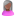 User female black pink grey icon
