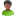 User male black green black icon