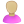 User female olive pink bald icon
