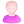 User-female-white-bald icon
