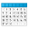 Calendar-bars icon