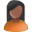 User-female-black-obla icon