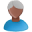 User-male-black-blue-grey icon