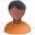 User-male-black-orange icon