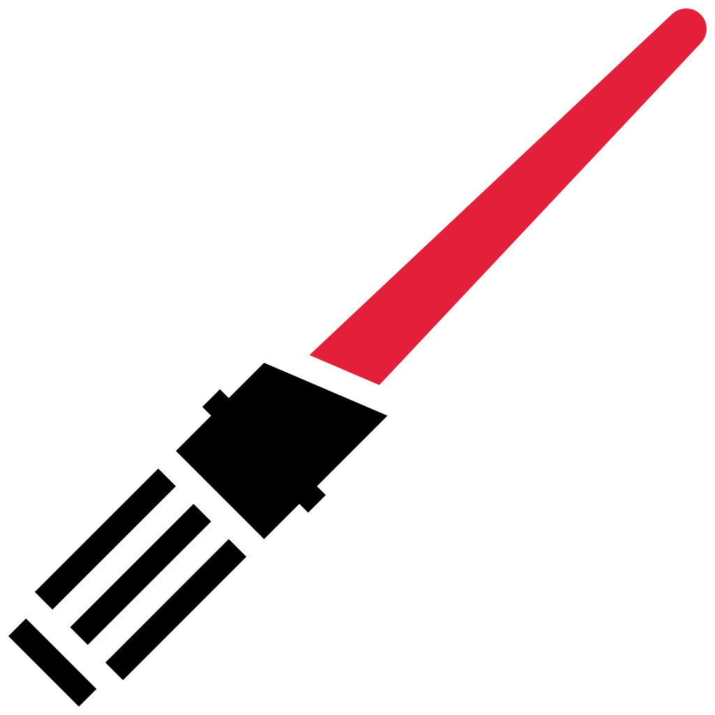 Lightsaber Red Icon.
