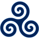Blue Triskele icon
