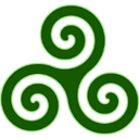 Green Triskele icon