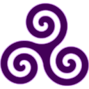 Purple Triskele icon