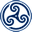 Blue Wheeled Triskelion 2 icon