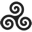 Grey Triskele icon