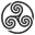 Grey Wheeled Triskelion 1 icon