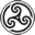 Grey Wheeled Triskelion 2 icon
