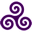 Purple-Triskele icon