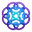 Purpleblue circleknot icon
