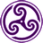 Purple-Wheeled-Triskelion-2 icon
