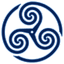 Blue Wheeled Triskelion 1 icon