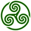 Green Wheeled Triskelion 1 icon