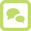 Social media chat icon