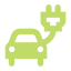 Car electricity icon