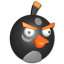 Bird black icon