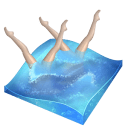 Swimming synchronized icon