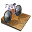 Cycling track icon