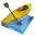 Kayak slalom icon