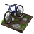 Cycling mountain biking icon