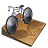 Cycling-track icon