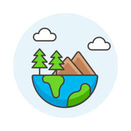 Ecology globe icon