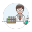 Lab-scientist icon